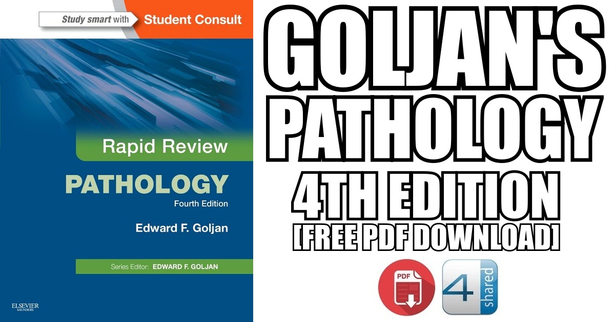 Goljan Rapid Review Pathology 4th Edition PDF Free Download