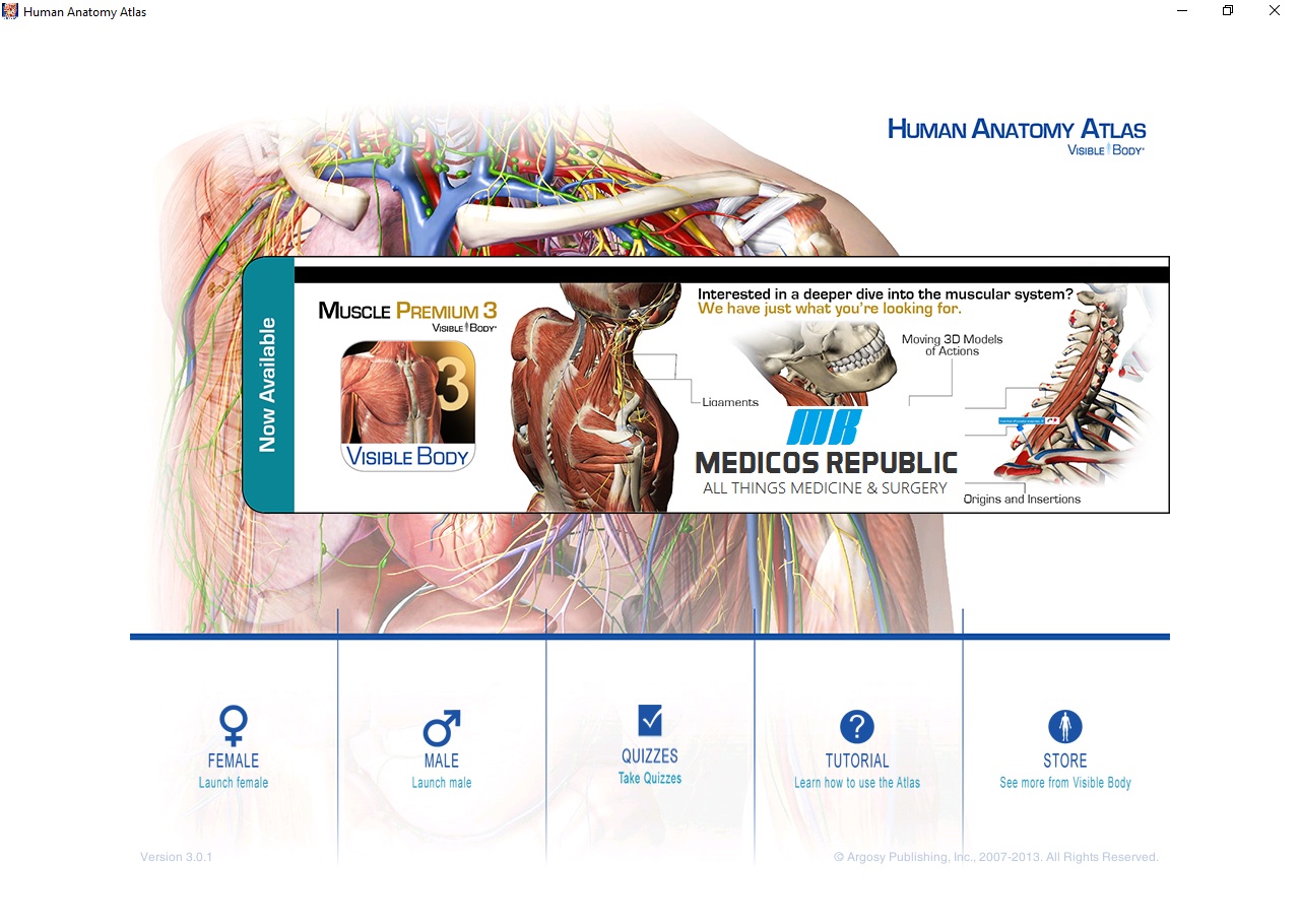 human anatomy atlas for pc free download
