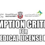 Exemption from UAE Medical License Exam
