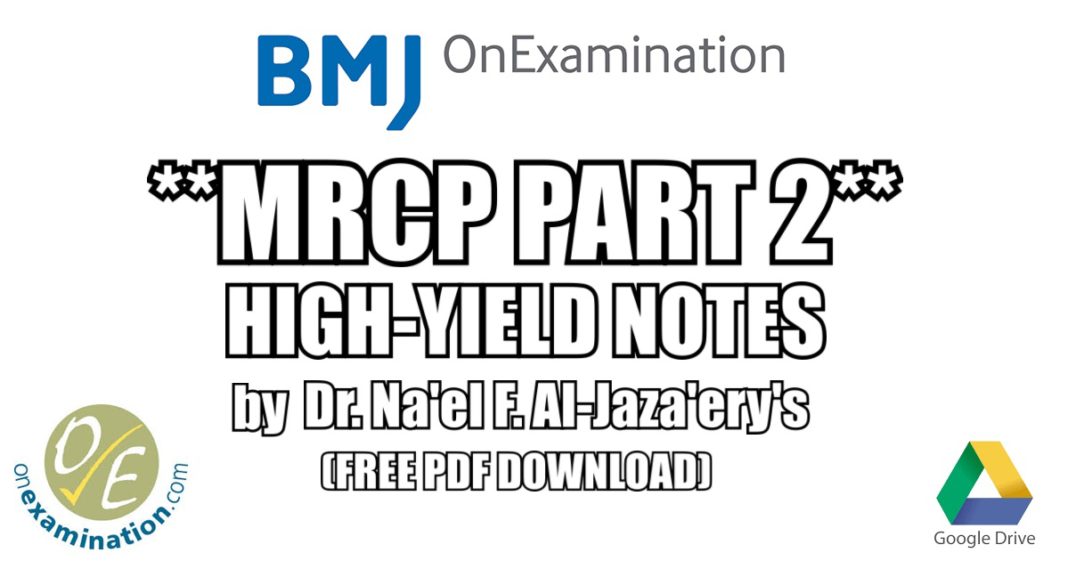 OnExamination MRCP Part 2 Notes PDF Free Download [Direct Link]