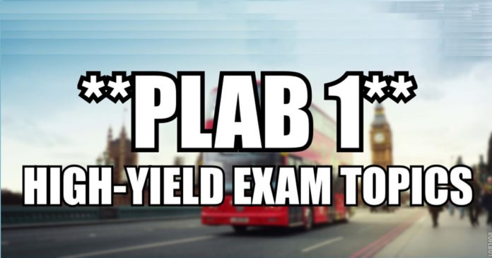 High-Yield PLAB 1 Topics