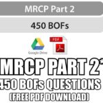 MRCP Part 2 450 BOFs (Best of Five Questions) PDF Free Download