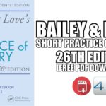 Bailey & Love’s Short Practice of Surgery 26th Edition PDF