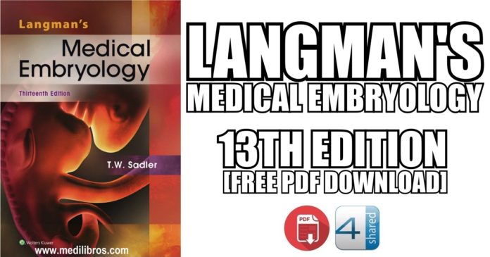 Langman's Medical Embryology 13th Edition PDF