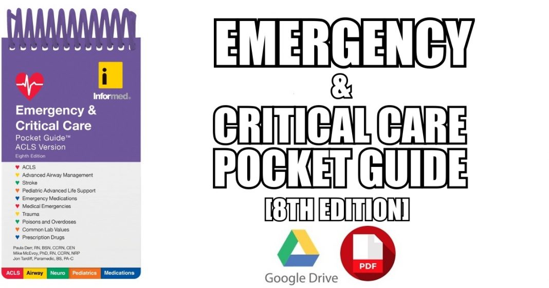 Emergency & Critical Care Pocket Guide PDF Free Download [Direct Link]
