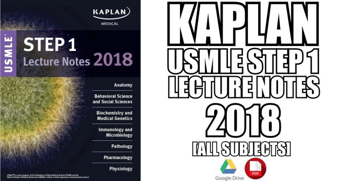 USMLE Step 1 Lecture Notes 2018 PDF