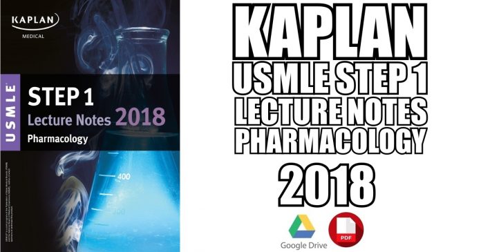 Kaplan USMLE Step 1 Lecture Notes Pharmacology 2018 PDF