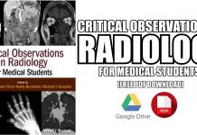 Critical Observations in Radiology for Medical Students PDF Free Download PDF