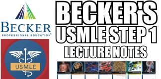 Becker's USMLE Step 1 Lecture Notes PDF