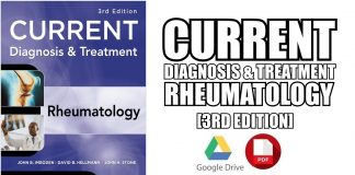 Current Diagnosis & Treatment in Rheumatology 3rd Edition PDF