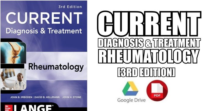 Current Diagnosis & Treatment in Rheumatology 3rd Edition PDF