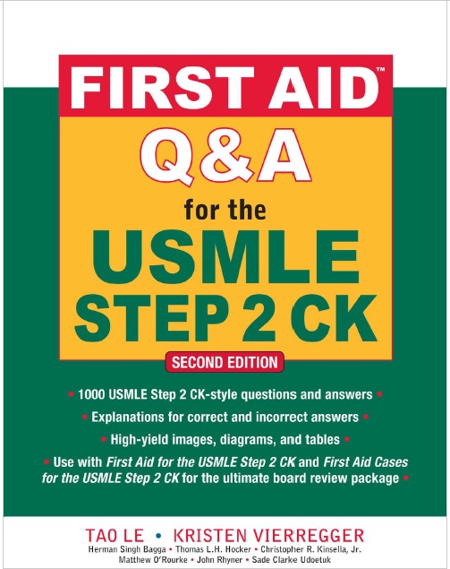 First Aid Q&A for the USMLE Step 2 CK 2nd Edition PDF