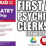 First Aid for the Psychiatry Clerkship 4th Edition PDF