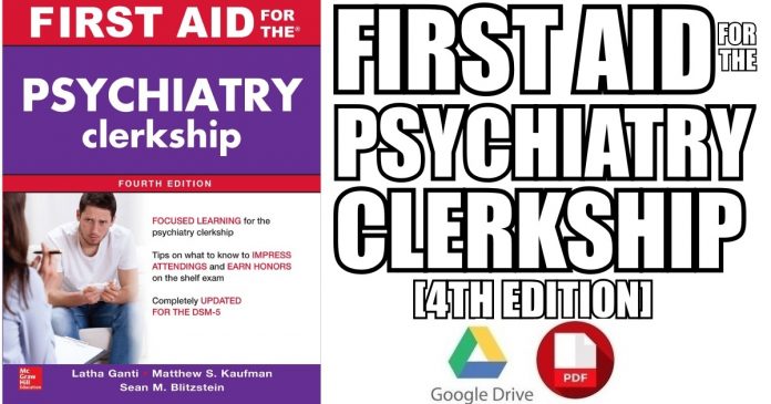 First Aid for the Psychiatry Clerkship 4th Edition PDF