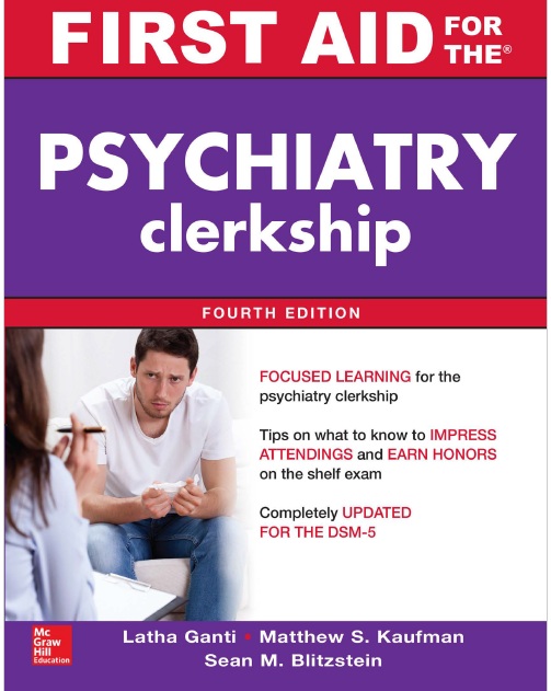 First Aid for the Psychiatry Clerkship 4th Edition PDF