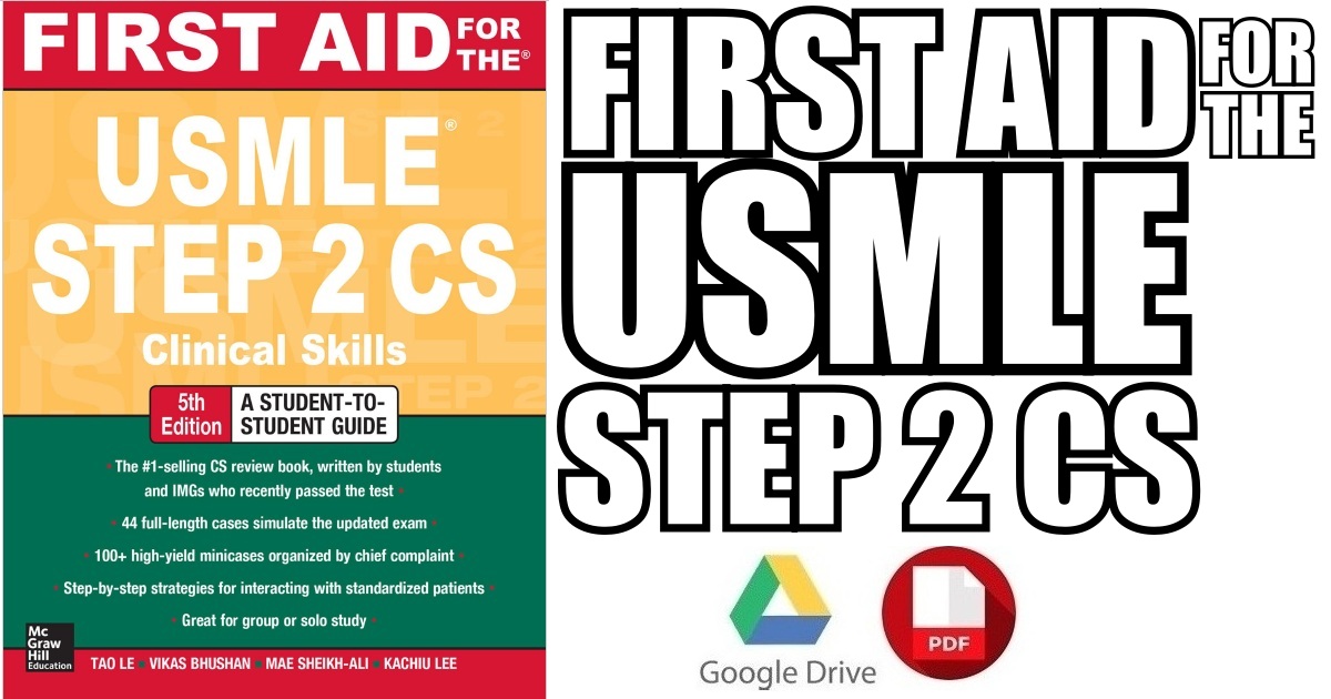 pdf 2019 first aid usmle step 2 cs download
