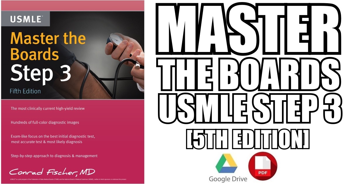 Master the Boards USMLE Step 3, 5th Edition PDF Free Download Medicos Republic