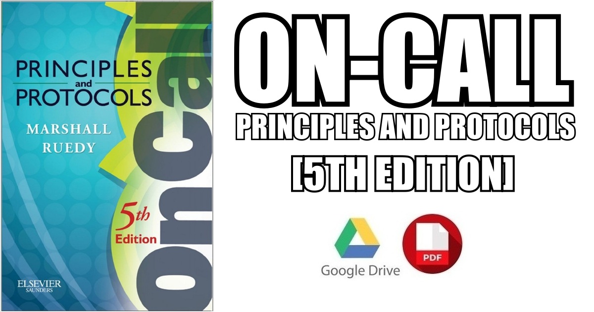 On Call Principles and Protocols 5th Edition PDF