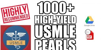 USMLE Pearls PDF