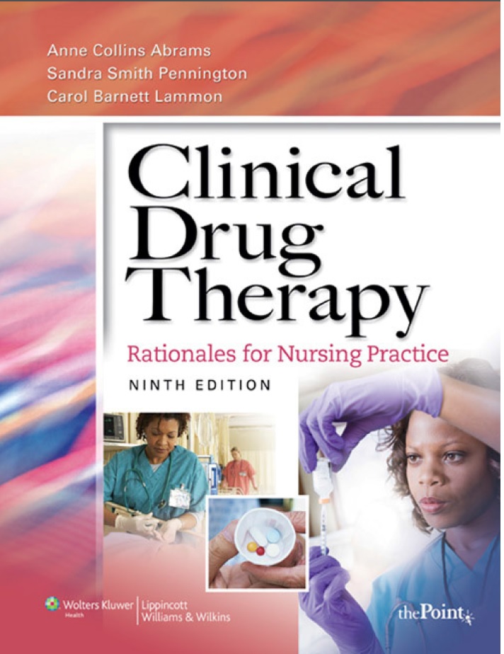 Clinical Drug Therapy: Rationales for Nursing Practice 9th Edition PDF
