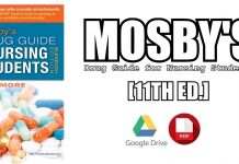 Mosby's Drug Guide for Nursing Students 11th Edition PDF