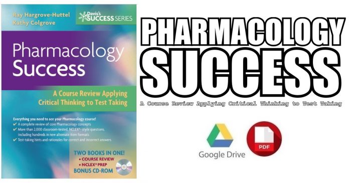 Pharmacology Success 1st Edition PDF