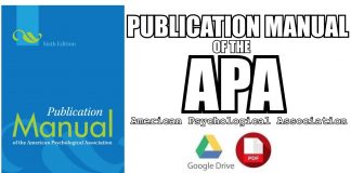 Publication Manual of the American Psychological Association 6th Edition PDF
