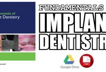 Fundamentals of Implant Dentistry 1st Edition PDF