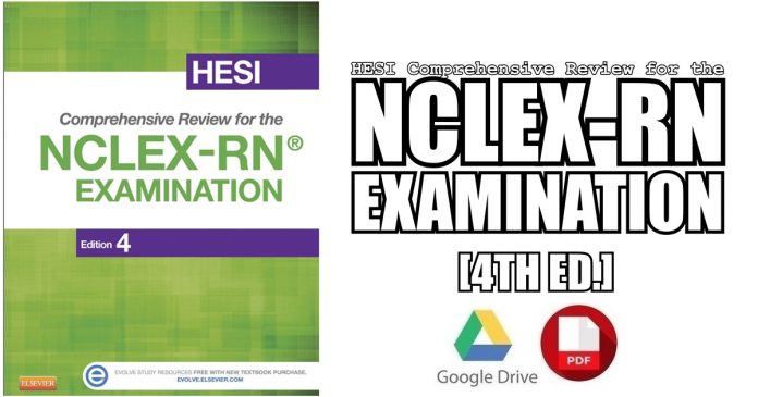 HESI Comprehensive Review for the NCLEX-RN Examination 4th Edition PDF