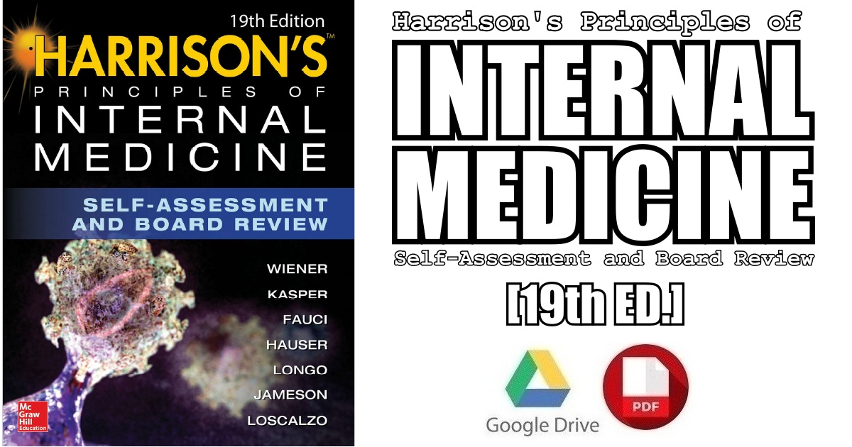 Harrison's Principles of Internal Medicine Self-Assessment and Board Review 19th Edition PDF