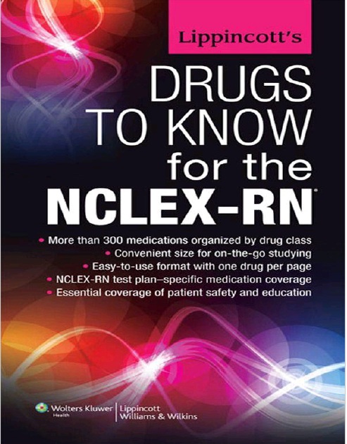 Lippincott's Drugs to Know for the NCLEX-RN PDF