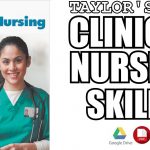 Taylor's Clinical Nursing Skills 3rd Edition PDF