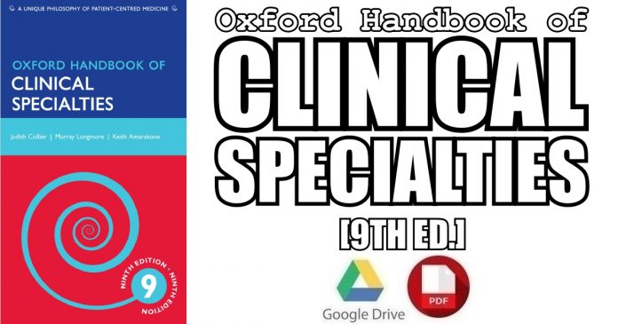 Oxford Handbook of Clinical Specialties 9th Edition PDF