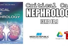 Critical Care Nephrology 3rd Edition PDF