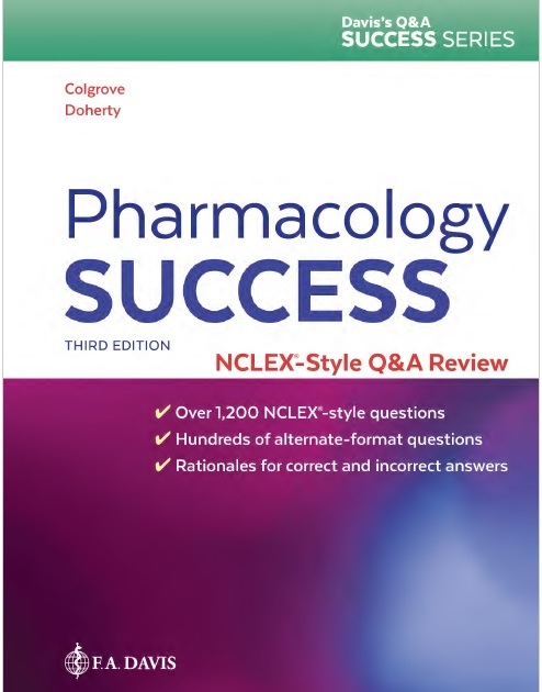 Pharmacology Success NCLEX-Style Q&A Review 3rd Edition PDF