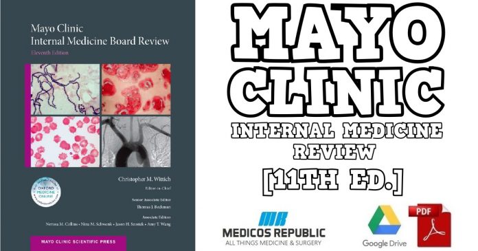 Mayo Clinic Internal Medicine Board Review 11th Edition PDF