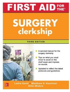 First Aid for the Surgery Clerkship 3rd Edition PDF