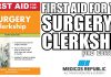 First Aid for the Surgery Clerkship 3rd Edition PDF
