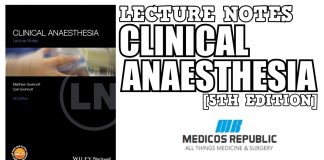 Lecture Notes: Clinical Anaesthesia 5th Edition PDF