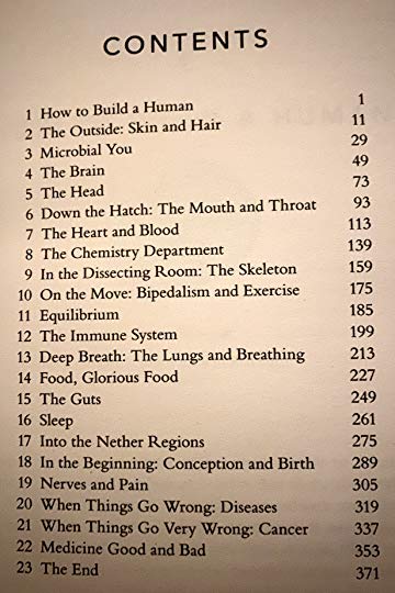 Table of contents