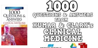 1000 Questions and Answers from Kumar & Clark’s Clinical Medicine PDF