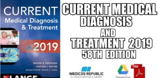 CURRENT Medical Diagnosis and Treatment 2019 58th Edition PDF