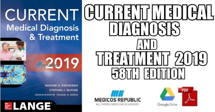 CURRENT Medical Diagnosis and Treatment 2019 58th Edition PDF