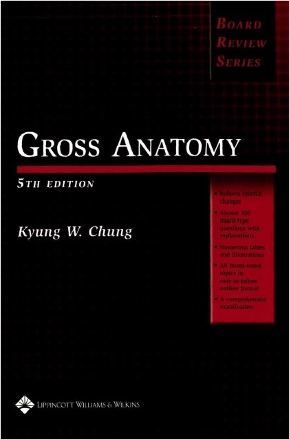 Gross Anatomy (Board Review Series) 5th Edition PDF 