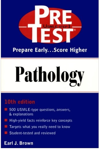 USMLE Step 1 Pre -Test Pathology 10th Edition PDF