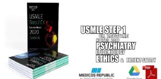 USMLE Step 2 CK Lecture Notes 2019 Psychiatry, Epidemiology, Ethics, Patient Safety PDF