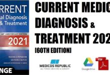 CURRENT Medical Diagnosis and Treatment 2021 60th Edition PDF