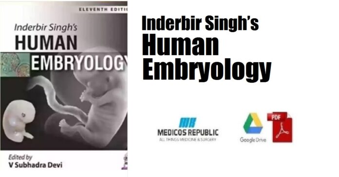 Inderbir Singh’s Human Embryology PDF