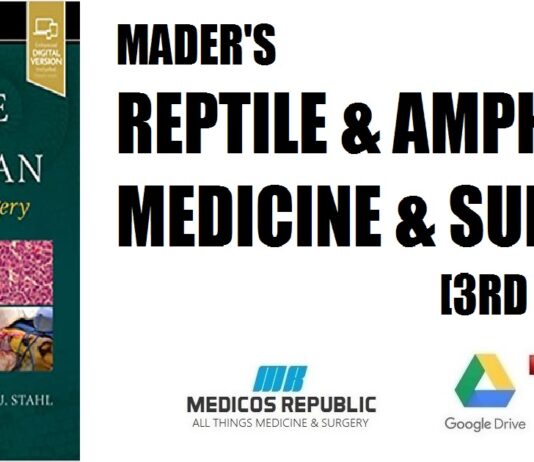 Mader's Reptile and Amphibian Medicine and Surgery 3rd Edition PDF