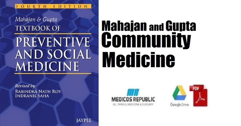 Mahajan and Gupta Textbook of Community Medicine PDF